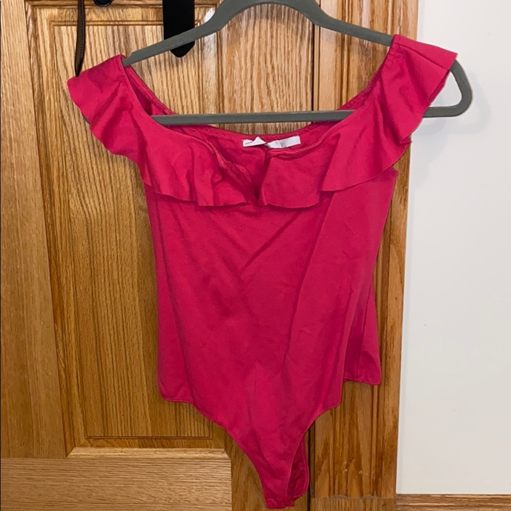 Off the should bodysuit
